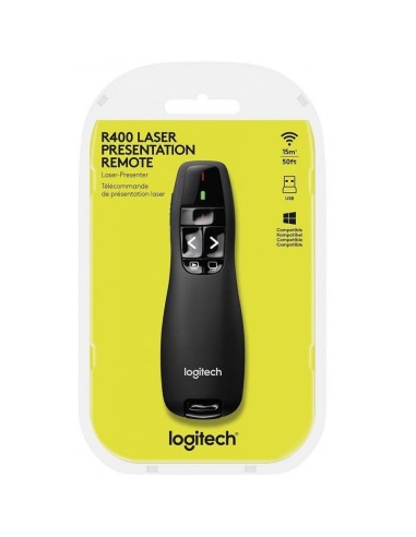 POINTEUR LASER LOGITECH R400 PORTEE DE 15 METRES SANS FIL ORIGINAL