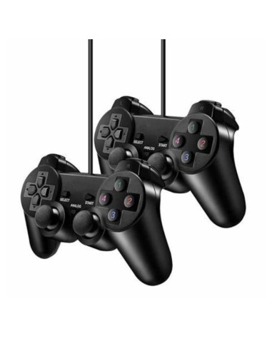 MANETTE DE JEU USB DOUBLE VIBREUR UC-JS704S2 UCOM NOIR