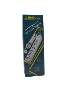 MULTIPRISE 6 SORTIES - 3M- BMS AVEC INTERRUPTEUR 2