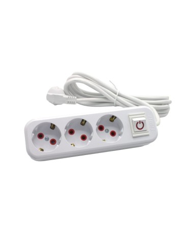 MULTIPRISE 3 SORTIES - 5M-BMS AVEC INTERRUPTEUR