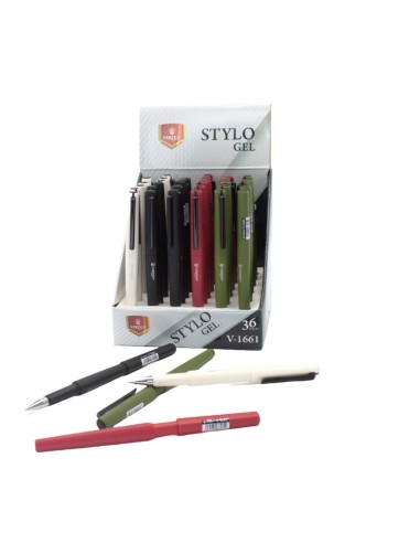 STYLO GEL VERTEX BLEU V-1661