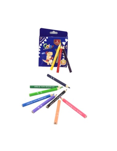 CRAYONS COULEUR 12 PCS MAX MINI VERTEX VS-0475