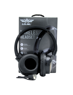 CASQUE MICROPHONE BLUETOOTH-TF CARD-AUX SANS FIL LELISU LS-225 BAT 6H 2