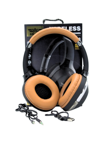 CASQUE MICROPHONE BLUETOOTH-TF CARD-AUX SANS FIL LELISU LS-221 BAT 12H