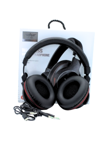 CASQUE MICROPHONE BLUETOOTH-TF CARD-AUX SANS FIL LELISU LS-237 BAT 10H