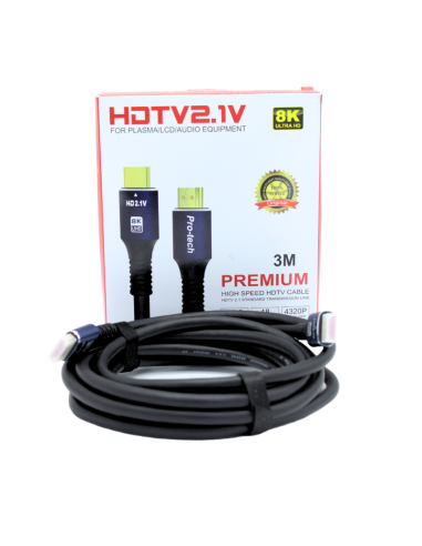 CABLE HDMI 3M PRO-TECH 8K