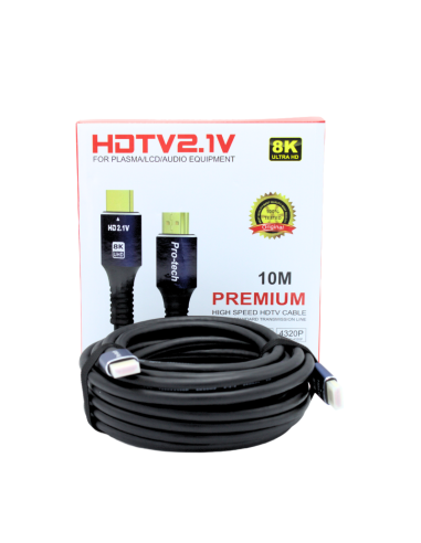 CABLE HDMI 10M PRO-TECH 8K