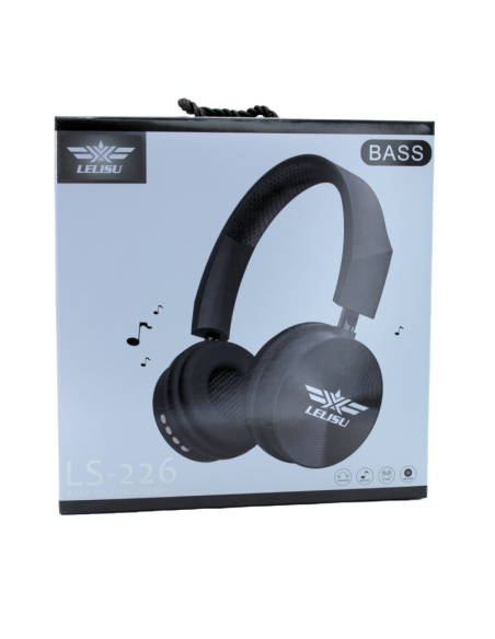 CASQUE MICROPHONE BLUETOOTH-TF CARD-AUX SANS FIL LELISU LS-226 BAT 8H